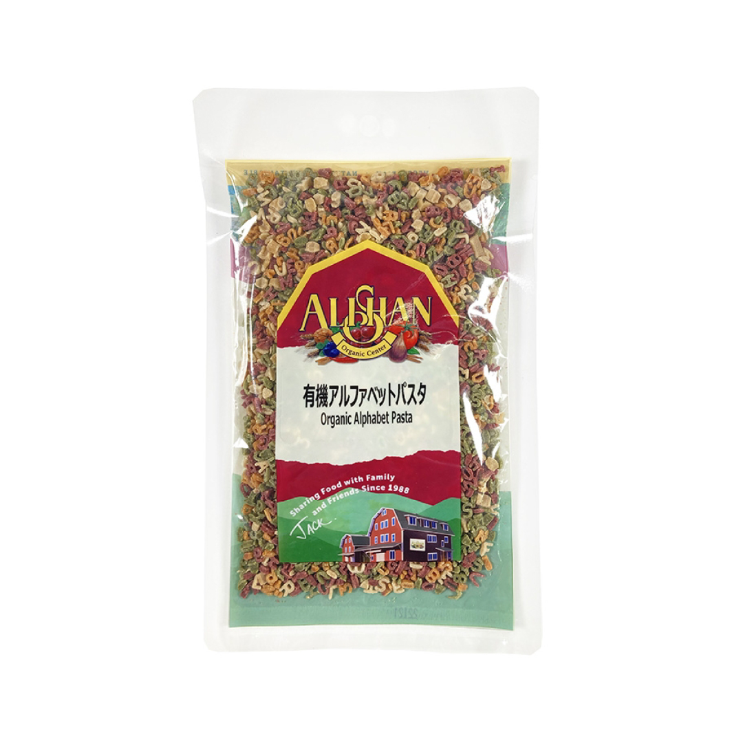 有機アルファベットパスタ