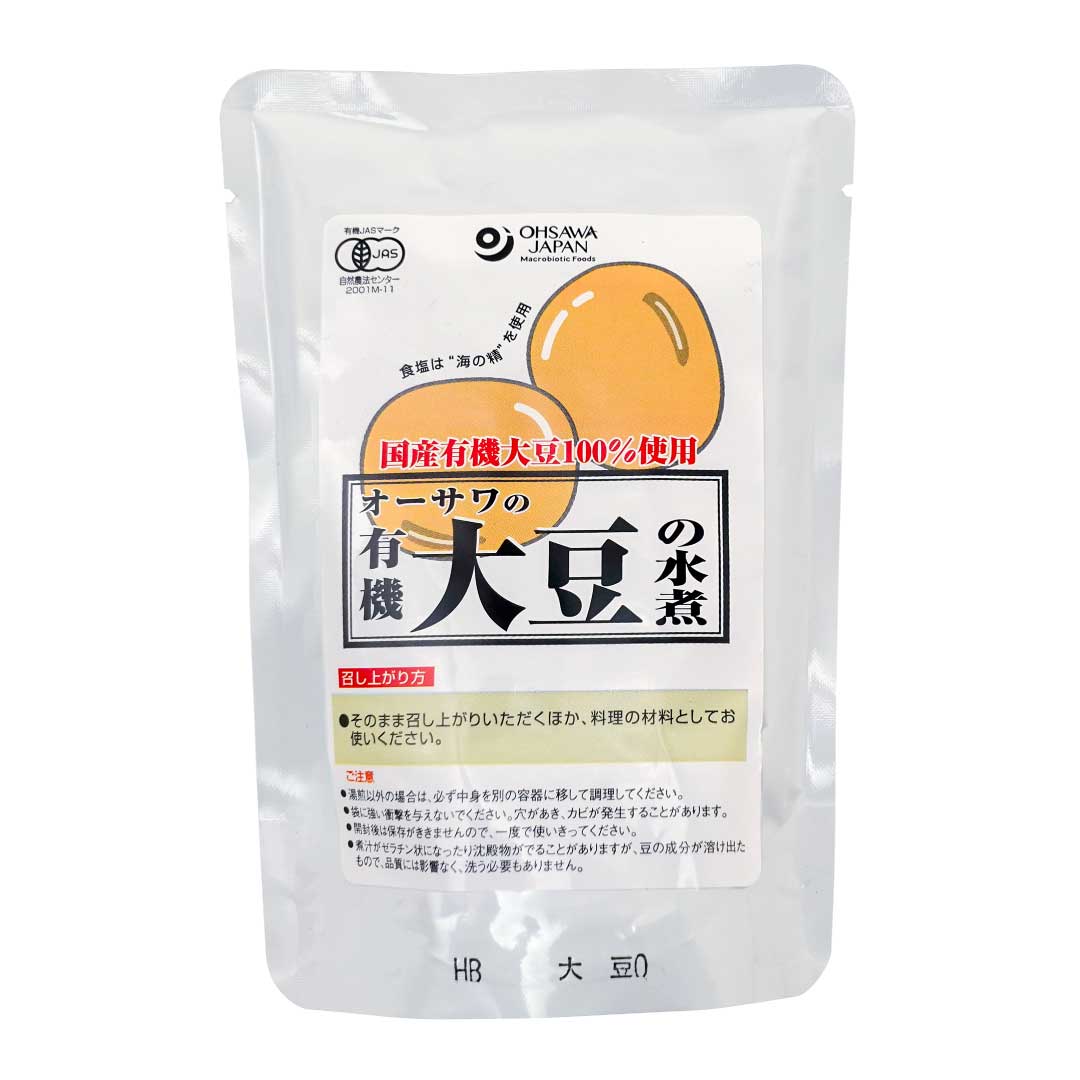 オーサワの有機大豆の水煮