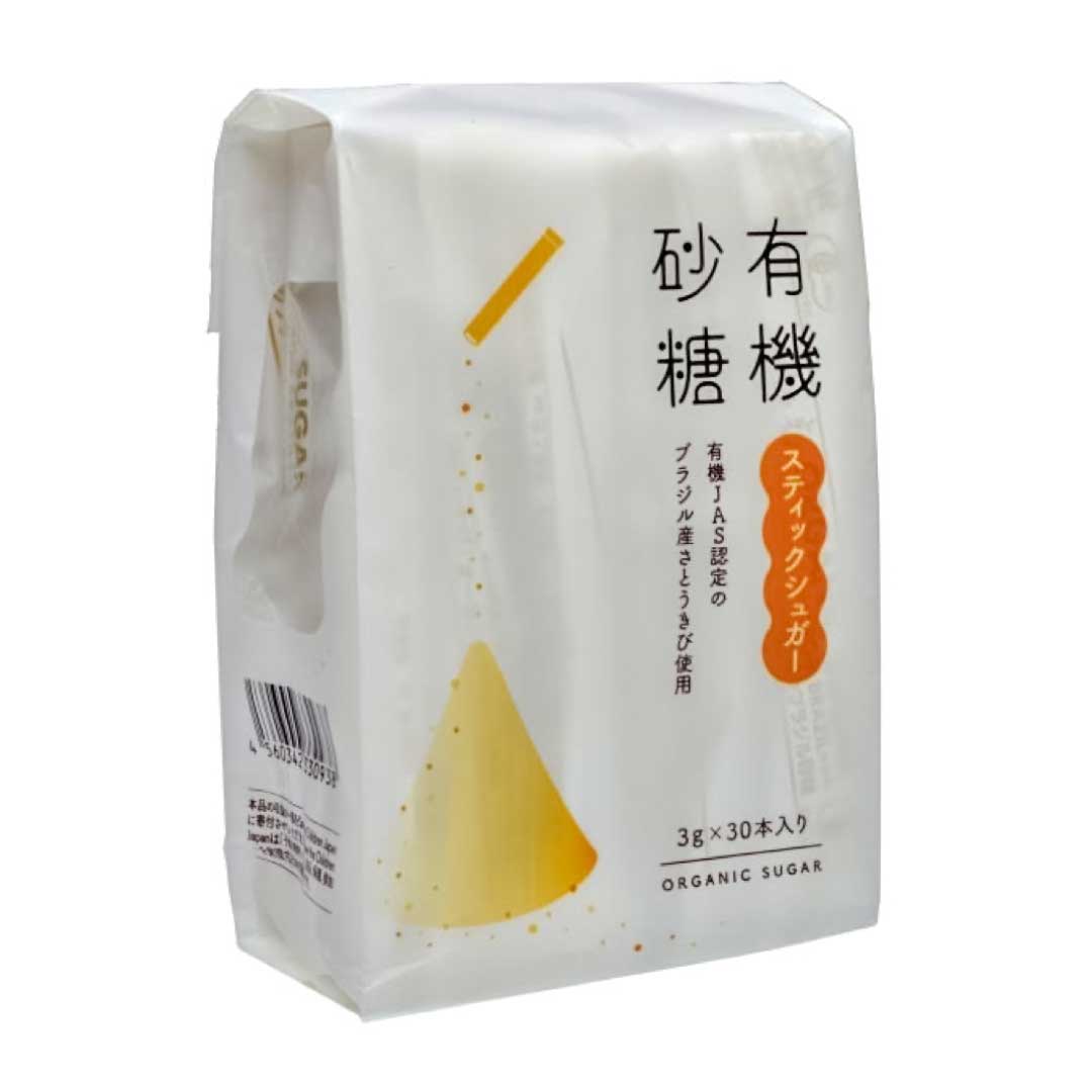 有機砂糖(スティックシュガー）