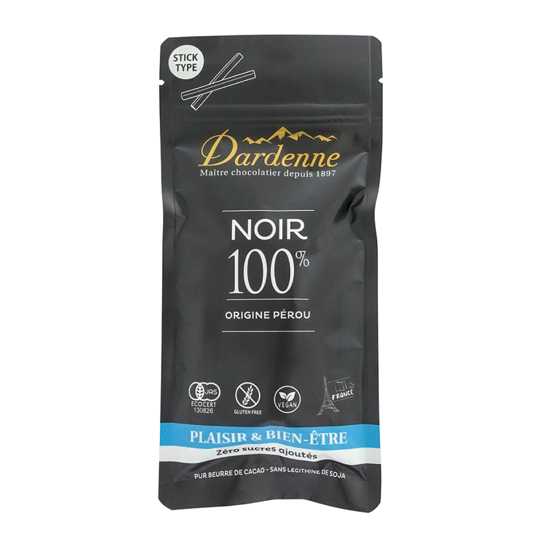 ダーデン 有機チョコレートスティックカカオ100％