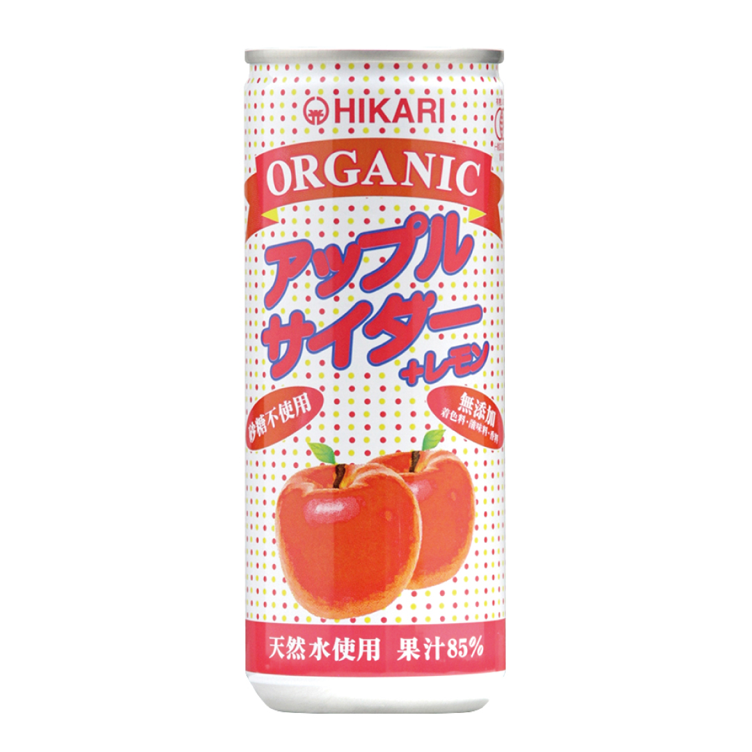 ヒカリ 有機アップルサイダー+レモン