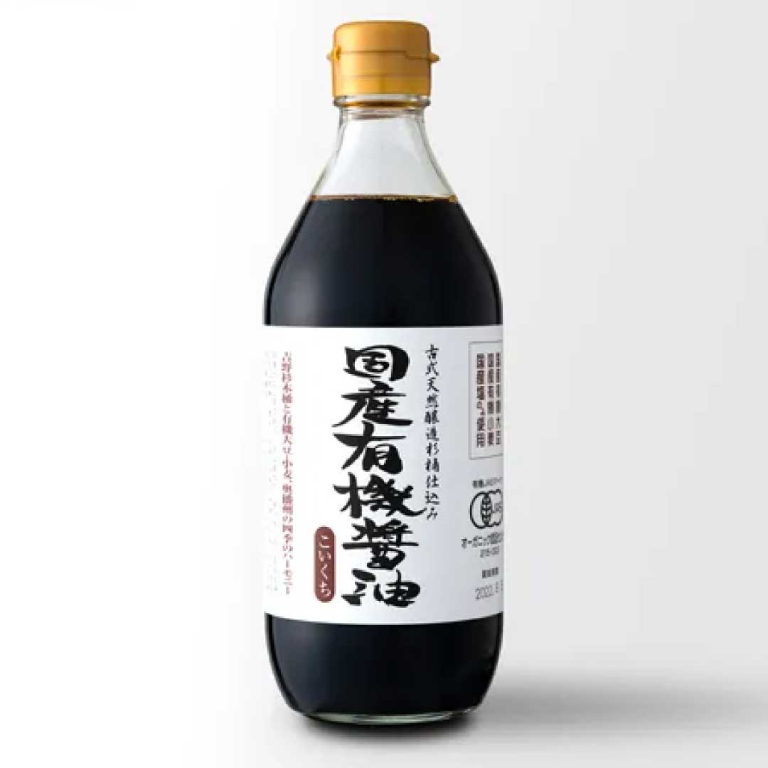 国産有機醤油 こいくち 500ml
