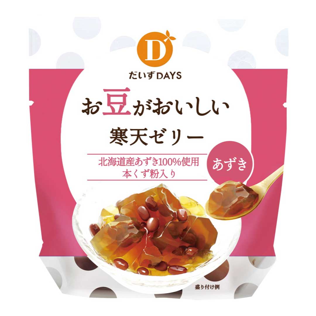 お豆がおいしい寒天ゼリー あずき
