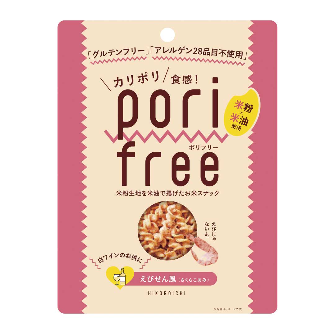 ポリフリー(お米スナック) えびせん風